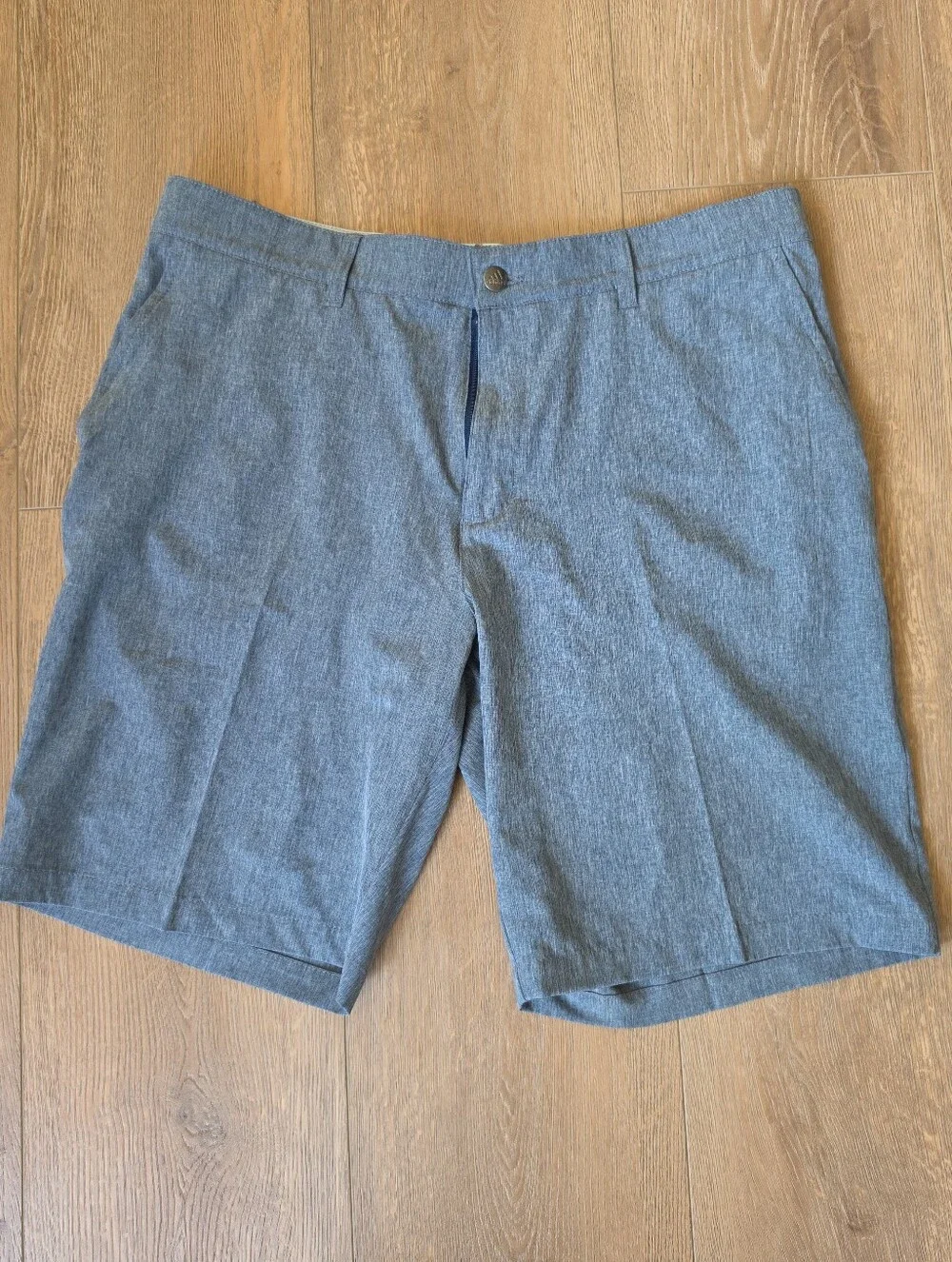 Adidas Golf Shorts Mens 36 Blue Stretch 9.5